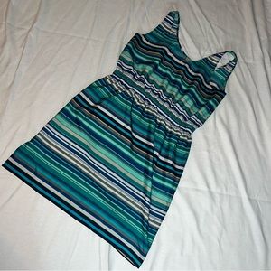 💠 Cute, light ANN TAYLOR LOFT striped tank dress medium m med 6 8 10